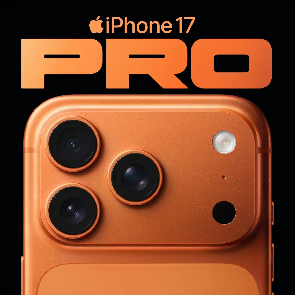 iPhone 17 Pro orange colour