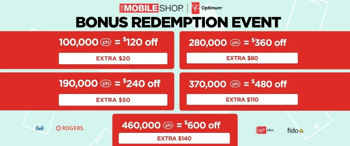 Bonus redemption event