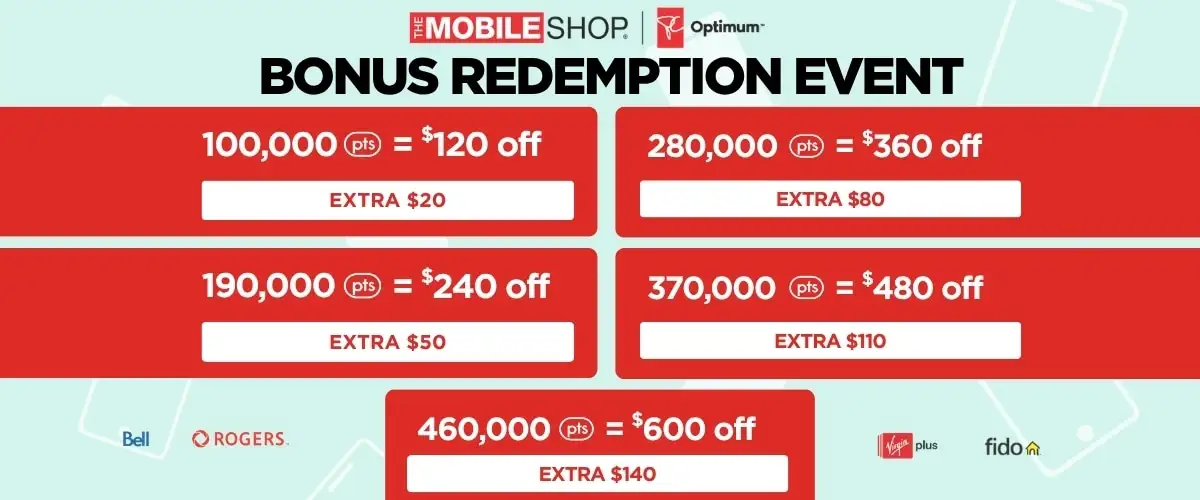 Bonus redemption event