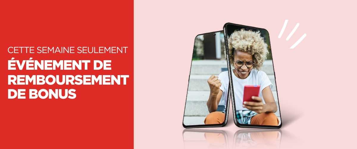 « Événement-prime d’échange de points » en caractères blancs et en lettres majuscules sur un fond rectangulaire rouge.