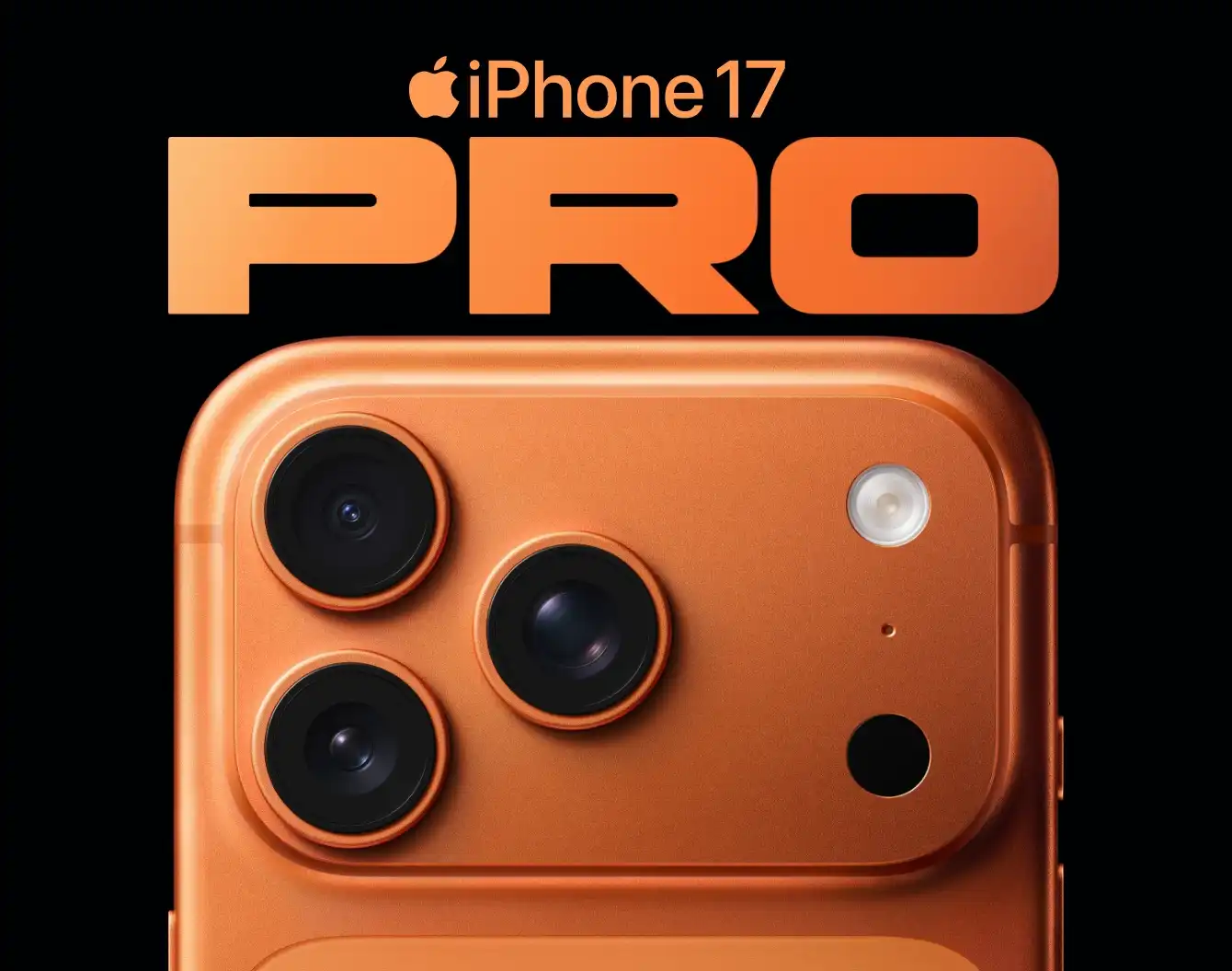 iPhone 17 Pro orange colour