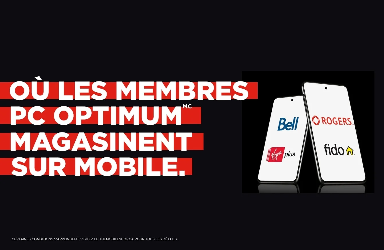 Le meilleur endroit pour les membres PC Optimum pour acheter des appareils mobiles