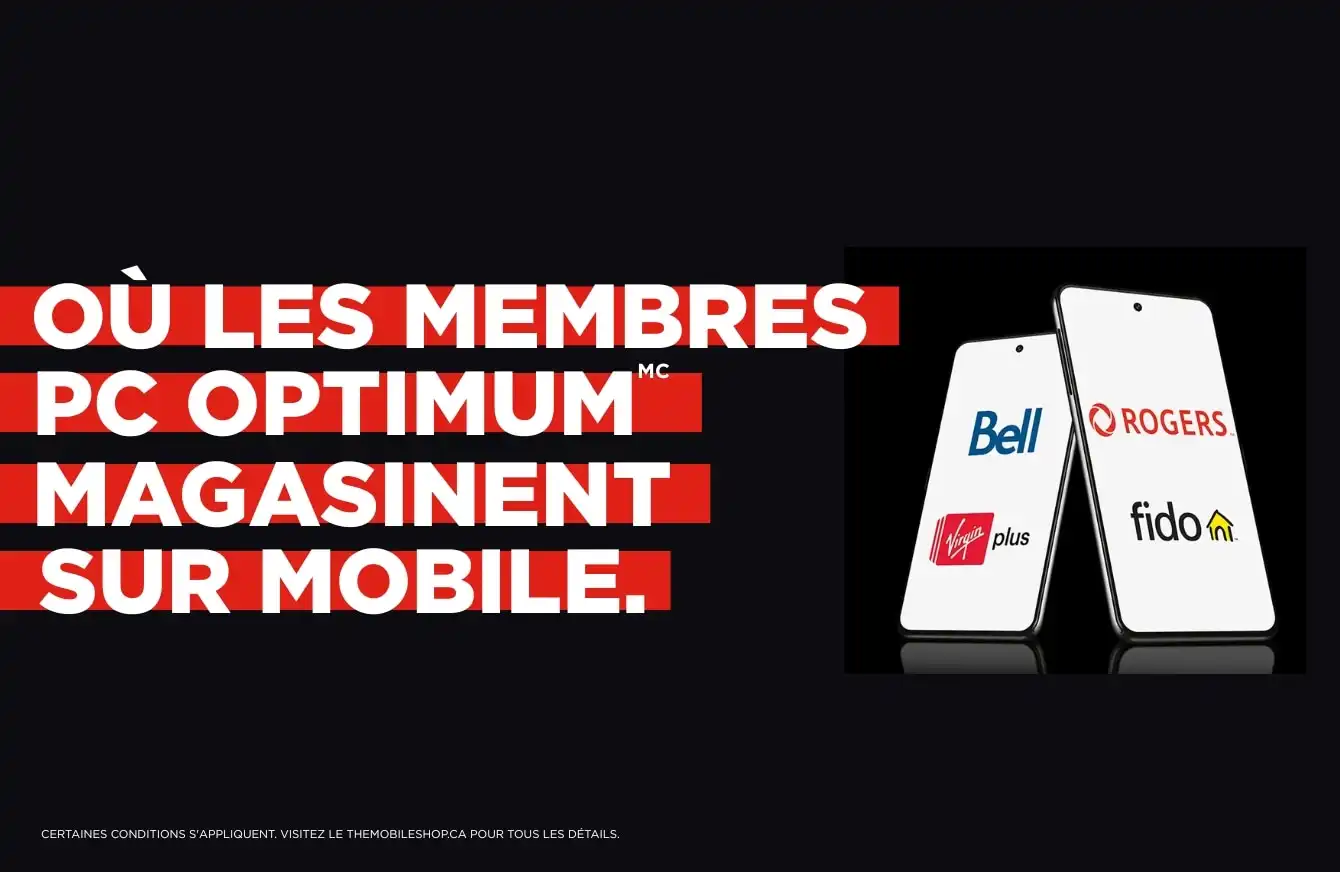 Le meilleur endroit pour les membres PC Optimum pour acheter des appareils mobiles
