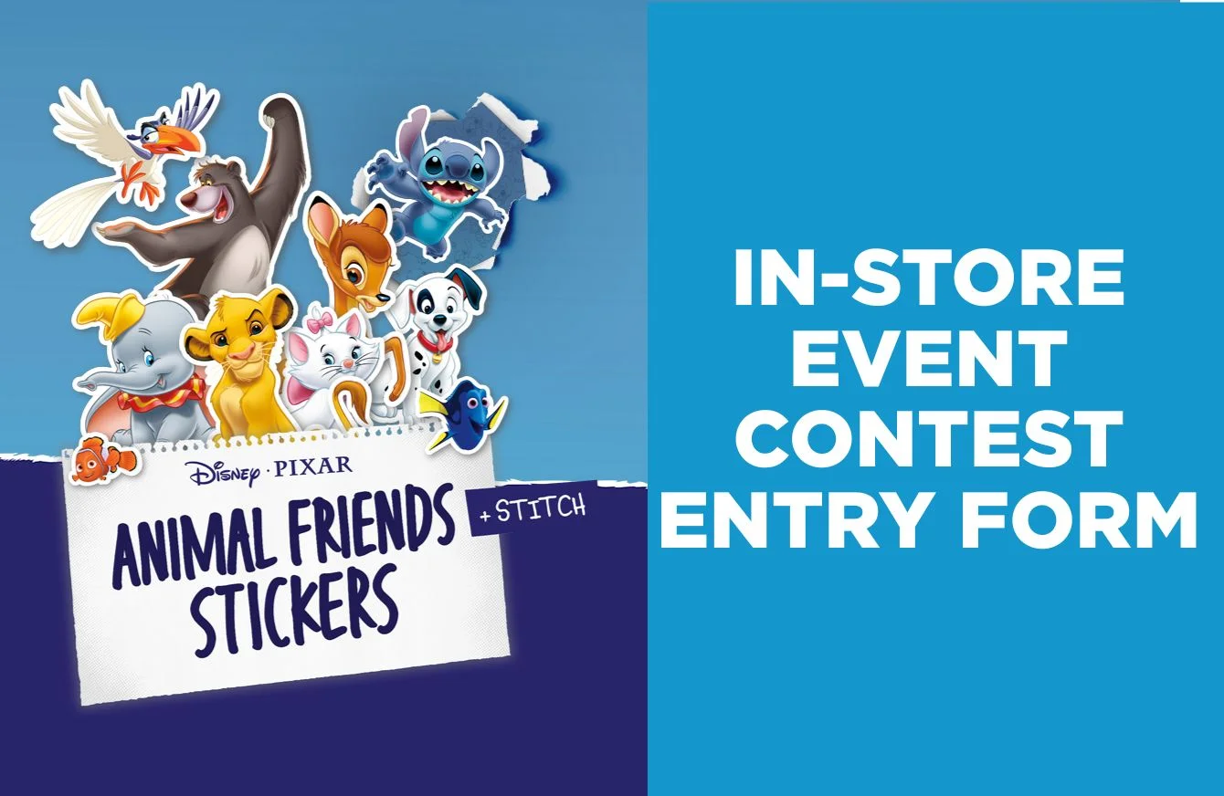 In-Store Event: Contest Entry Form