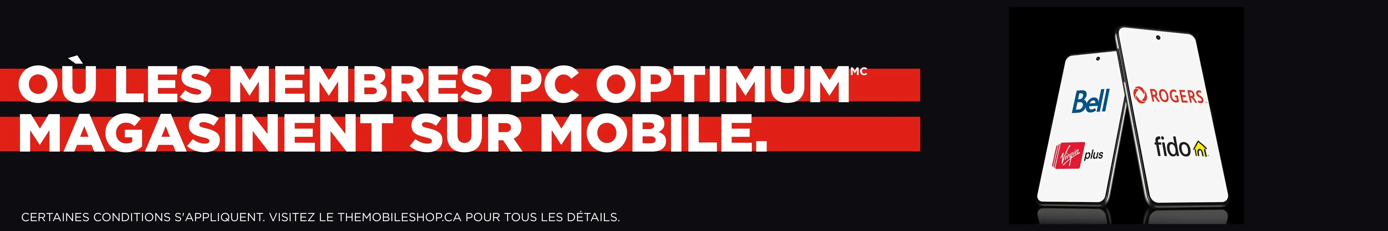 Le meilleur endroit pour les membres PC Optimum pour acheter des appareils mobiles